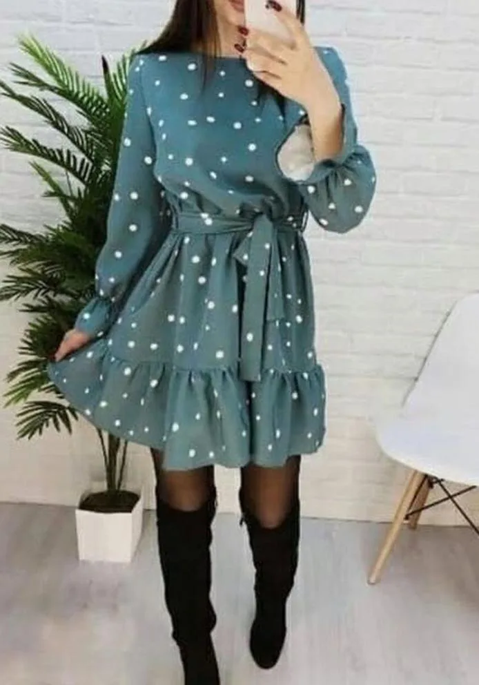 Платье в горох купить по цене 1 680 руб. OLANT MARKET